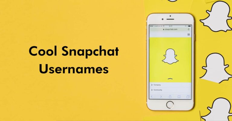 720+ Funny, Unique and Cool Snapchat Usernames in 2023