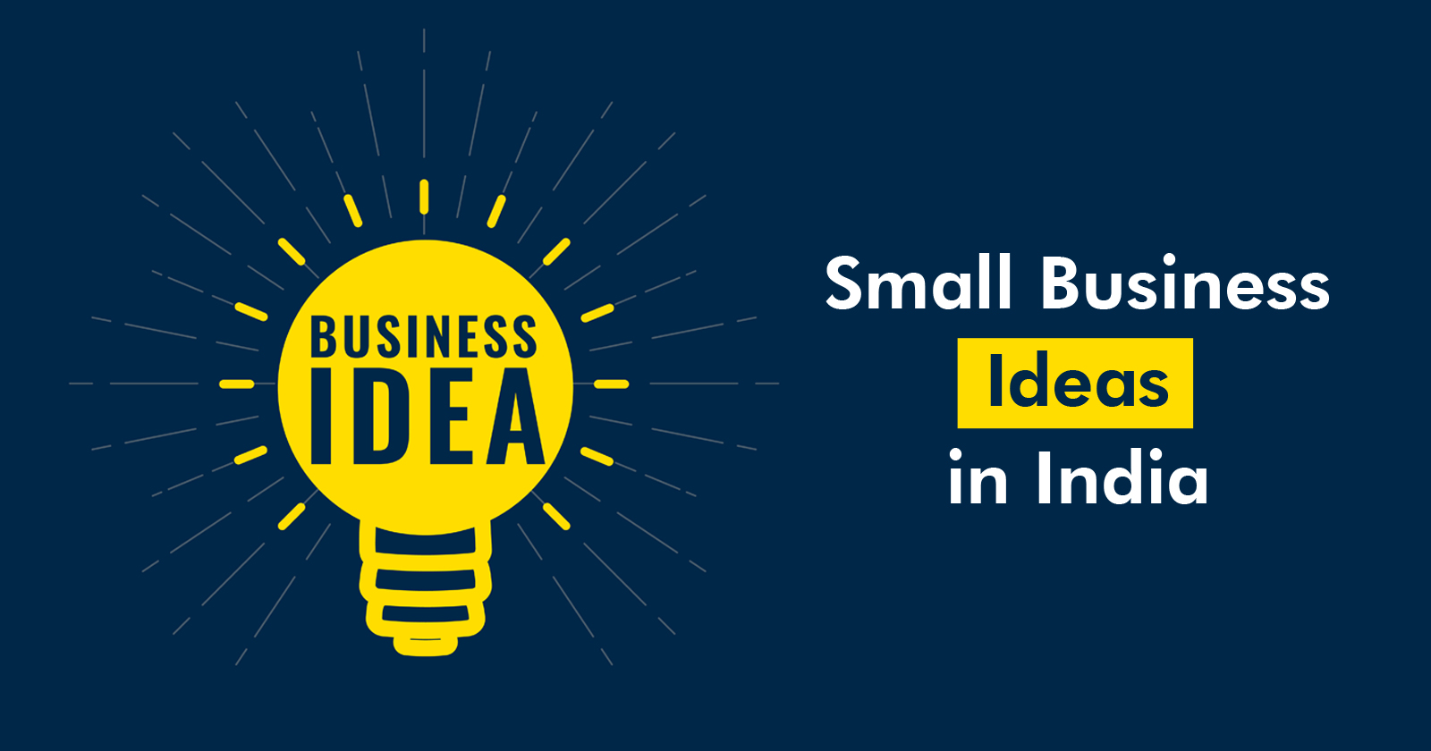 small business ideas in india