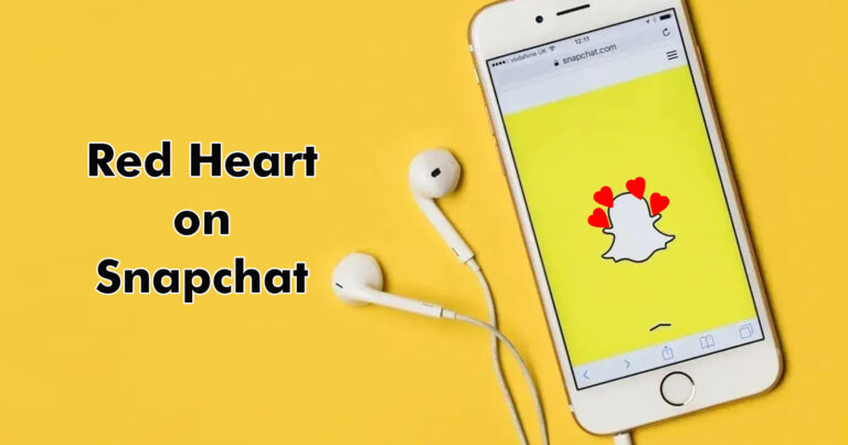 Love, Friendship, or More? Red Heart on Snapchat